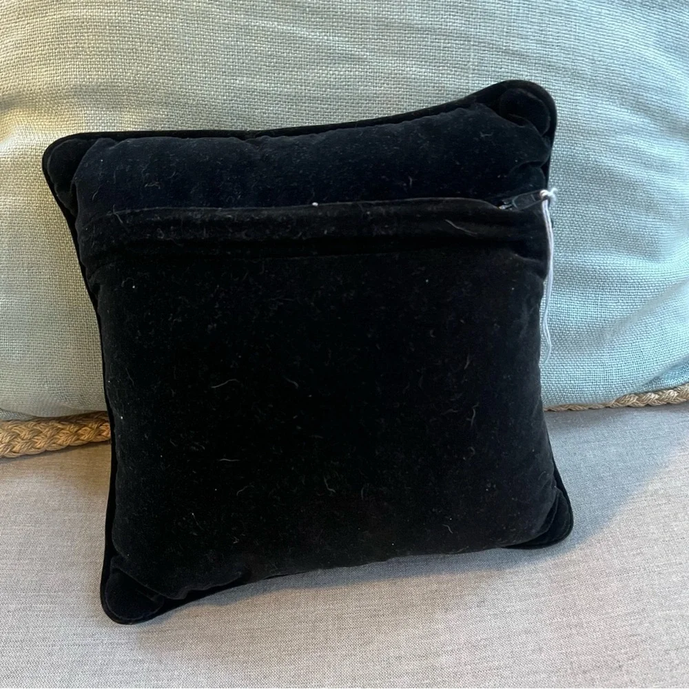 Vintage Needlepoint floral pillow